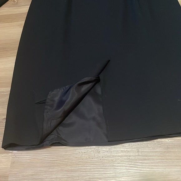 Vintage Howard Wolf Dallas Wool Long sleeved Dress Black Size 10 Made in USA - Picture 11 of 13